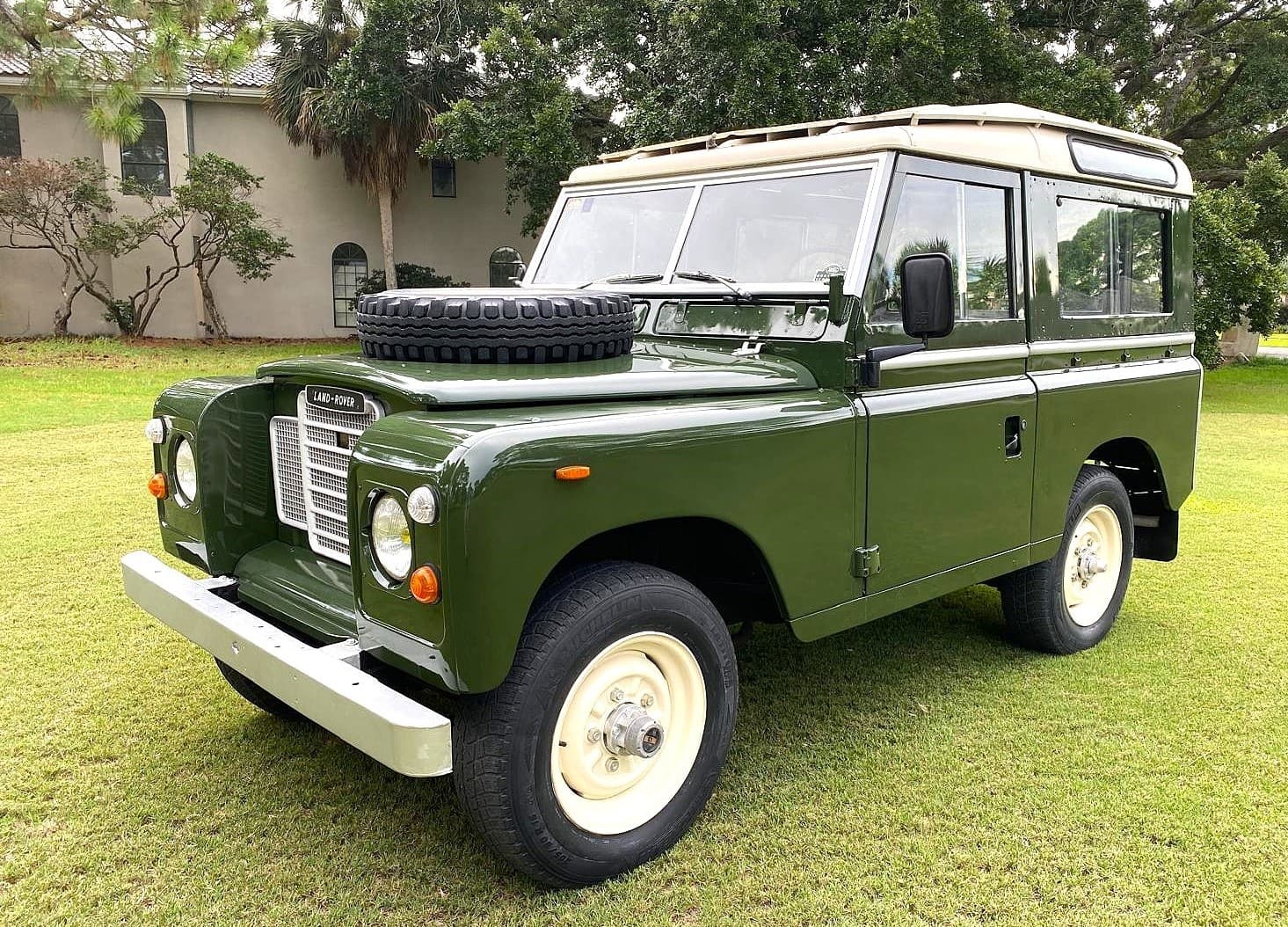 1975 Land Rover Series III 88 LHD Diesel, Refurbished, Collector-Grade Condition